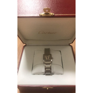 カルティエ(Cartier)の美品　カルティエ タンク　フランセーズ SM(腕時計)