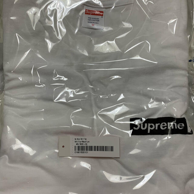 Supreme No More Shit Tee  白  Mサイズ　未開封品