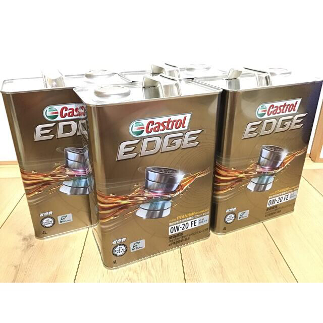 送料無料 4L×4本 カストロール EDGE エンジンオイル 0W-20 FE