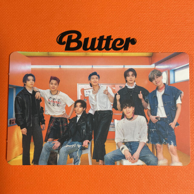 BTS butter トレカ　オール　全員　集合　Cream バージョン