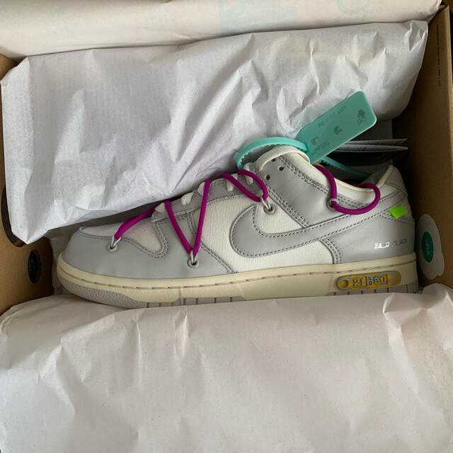 OFF-WHITE × NIKE DUNK LOW 1 OF 50 "21"