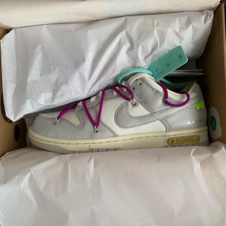 27cm Nike x Off White dunk low Lot 21