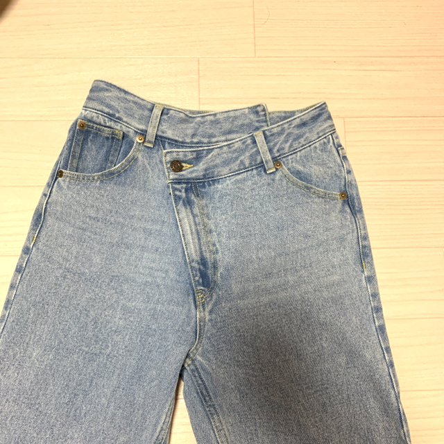 aclent cross design straight denim - デニム/ジーンズ ACLENT Cross design straight denim
