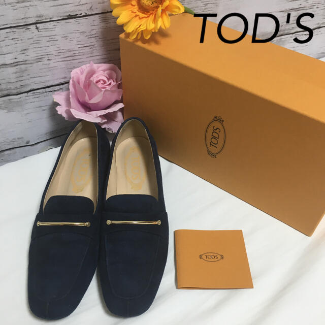 TOD[美品]TOD'S トッズ　レディース　靴　スエード　ローファー　ビッド