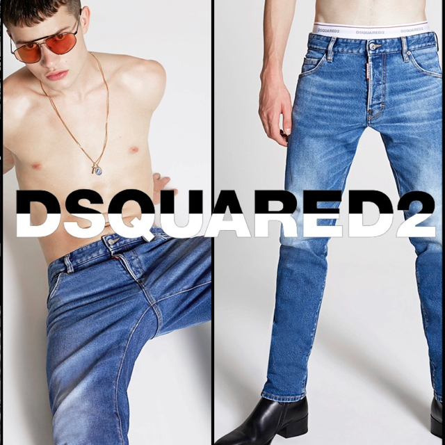 DSQUARED2(ディースクエアード)のかずま様/新品DSQUARED2ディースクエアードCoolGuyデニム46 メンズのパンツ(デニム/ジーンズ)の商品写真