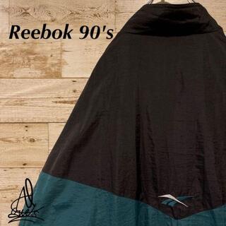 リーボック(Reebok)の《大人気カラー》Reebok リーボック旧タグ90s XXL☆グリーン緑　刺繍(ナイロンジャケット)