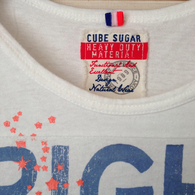 CUBE SUGAR(キューブシュガー)のキューブシュガーTシャツ レディースのトップス(Tシャツ(半袖/袖なし))の商品写真