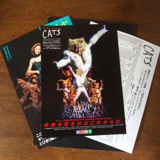劇団四季　美女と野獣　パンフレット　Cats フライヤー　堀内敬子(ミュージカル)