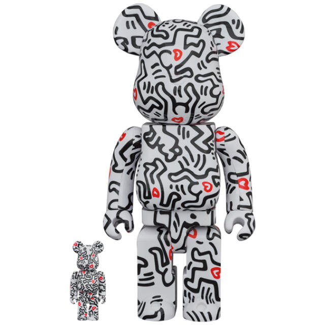 エンタメ/ホビー新品 BE@RBRICK KEITH HARING #8 100％ & 400％