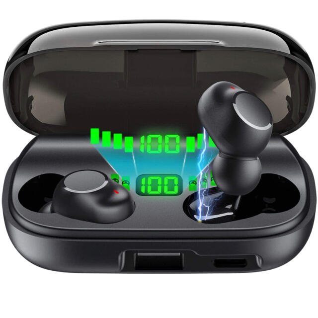 Bluetooth イヤホン Hi-Fi 3Dステレオサウンド 完全 ワイヤレス