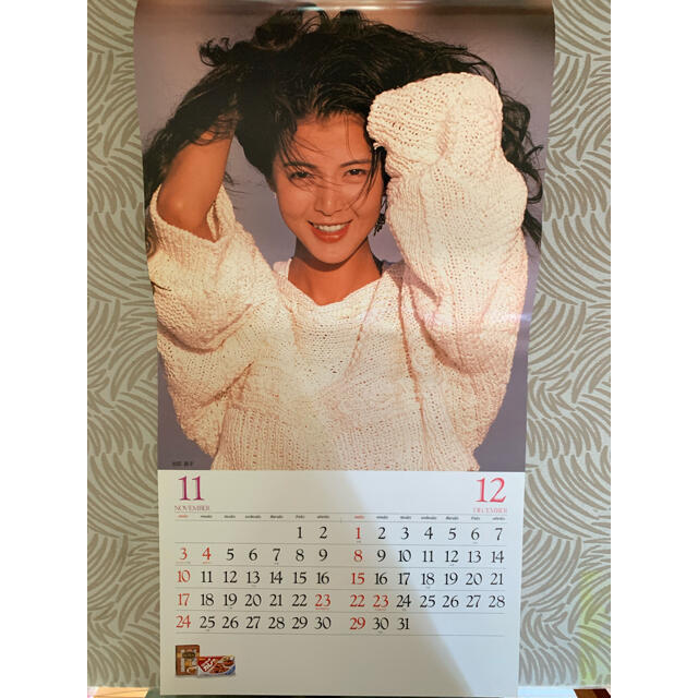 1991年　グリコスターカレンダー エンタメ/ホビーのタレントグッズ(アイドルグッズ)の商品写真