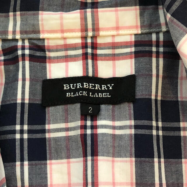 BURBERRY BLACK LABEL(バーバリーブラックレーベル)のバーバリーブラックレーベル半袖チェックシャツ メンズのトップス(シャツ)の商品写真