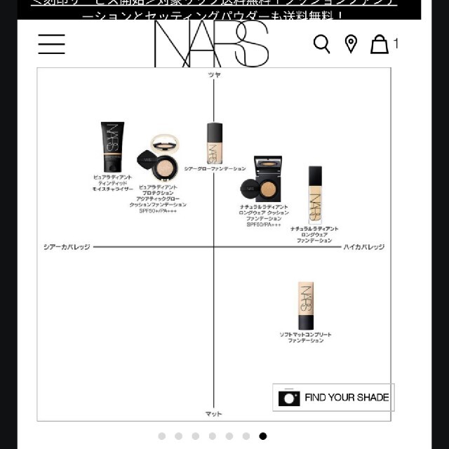 NARS(ナーズ)のソフトマットコンプリートファンデーション コスメ/美容のベースメイク/化粧品(ファンデーション)の商品写真