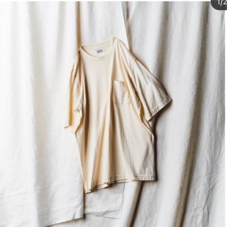 コモリ(COMOLI)のMAATEE&SONS シルクtee サイズ3 21ss(Tシャツ/カットソー(半袖/袖なし))