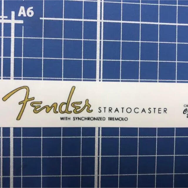 Fender(フェンダー)のsts ストラトキャスター　デカール 楽器のギター(パーツ)の商品写真