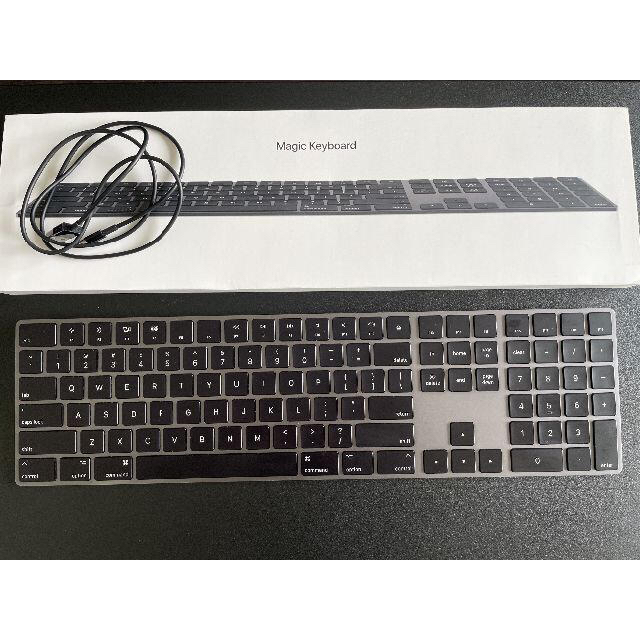 Apple(アップル)のApple Magic Keyboard スペースグレイ USキーボード スマホ/家電/カメラのPC/タブレット(PC周辺機器)の商品写真