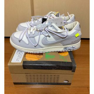 ナイキ(NIKE)のnike off white dunk lot49 28cm 新品 未使用(スニーカー)