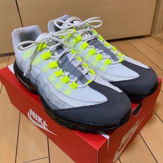 ナイキ(NIKE)のNIKE AIR MAX95 イエローグラデ風　NIKE by you 29.５(スニーカー)