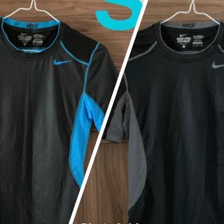 ナイキ(NIKE)の【美品】NIKE ナイキ プロ コンバットドライ Tシャツ グレーS(Tシャツ/カットソー(半袖/袖なし))