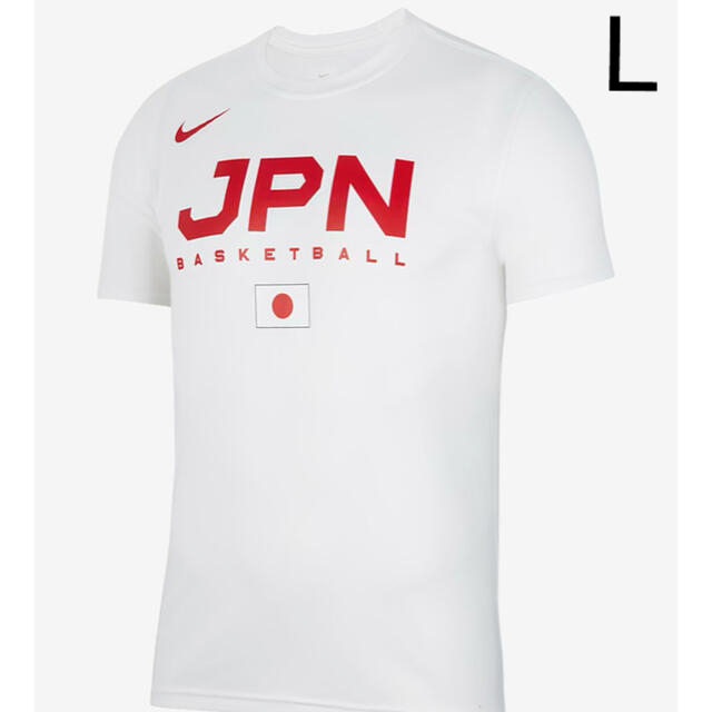 バスケットボール日本代表JAPAN Tシャツ（L）ホワイト