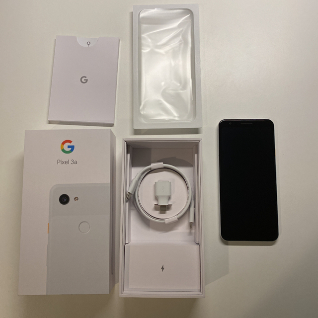 一番の贈り物 Pixel Google - Google 3a SIMフリー white 64GB スマートフォン本体