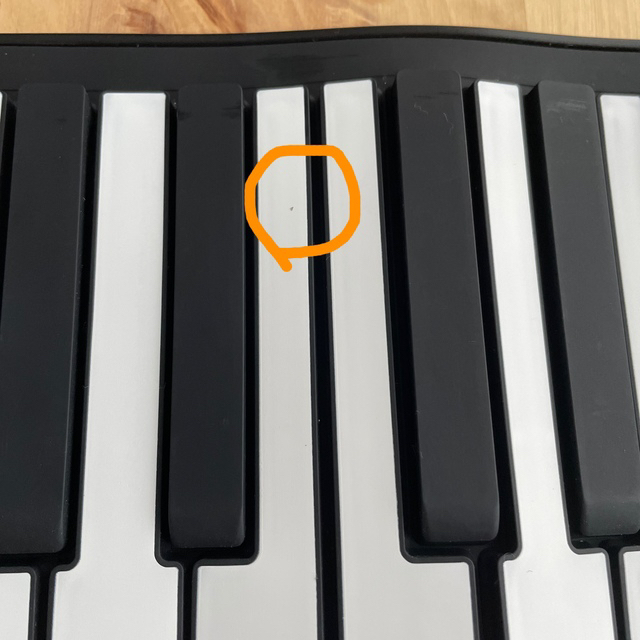 ロールアップピアノ 楽器の鍵盤楽器(電子ピアノ)の商品写真