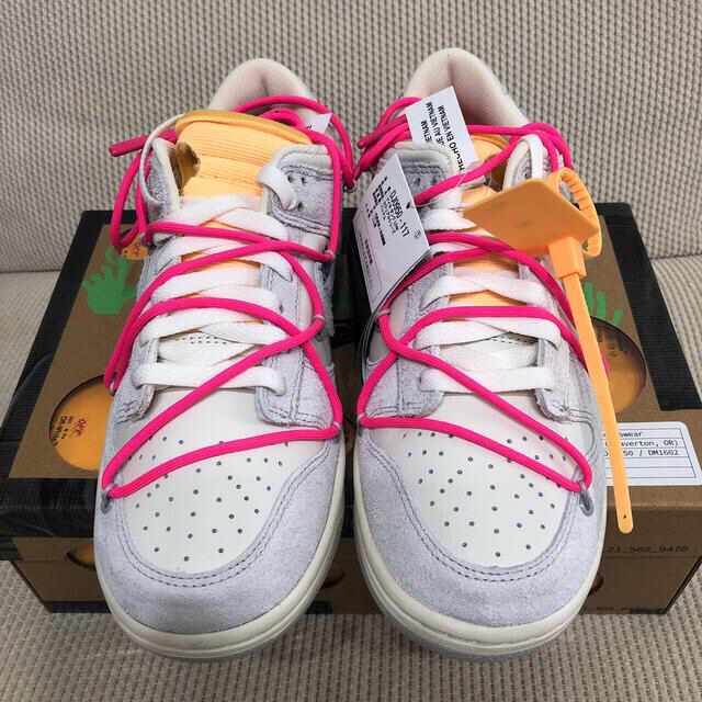 NIKE(ナイキ)のNIKE Off-White DUNK 27.0cm Lot.17 メンズの靴/シューズ(スニーカー)の商品写真