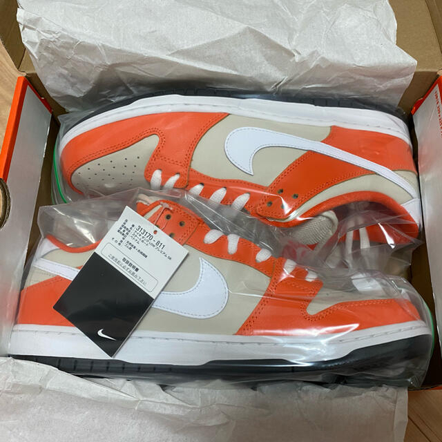 nike dunk sb low orange box us12 30cm