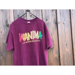 ワニマ(WANIMA)のwanima tシャツ エンジ色　ワニマ　バンドt  ツアー ハイスタ(Tシャツ/カットソー(半袖/袖なし))