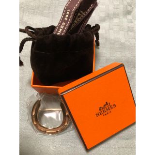 エルメス(Hermes)のご専用【新品・未使用】レア　エルメス　スカーフリング　馬蹄(バンダナ/スカーフ)