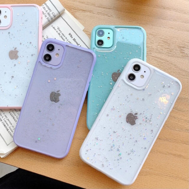 iPhone 11 パープル 紫 クリア ケース おしゃれ ラメ 韓国の通販 by khoo|ラクマ ∀頑丈ケース∀アイホン11ケース 韓国 人気 おしゃれ クリアケース 透明ケース