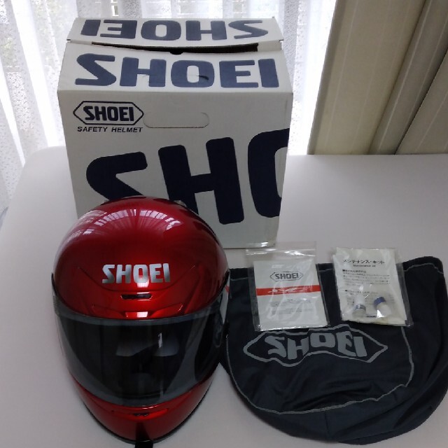 SHOEI 　X-8R 赤メタフルフェイスヘルメット