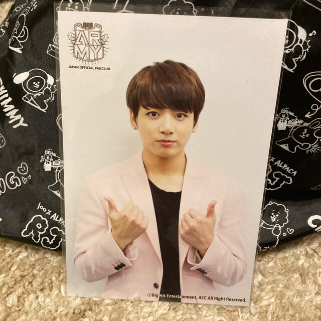 タレントグッズBTS  FC継続フォト　ジョングク