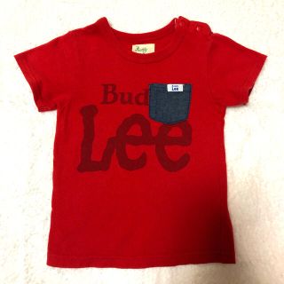 リー(Lee)のLee リー Tシャツ レッド 90センチ(Tシャツ/カットソー)