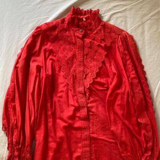 ロキエ(Lochie)のvintage レーストップス(シャツ/ブラウス(長袖/七分))