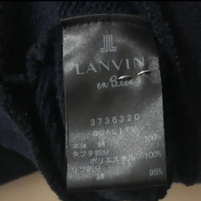 LANVIN en Bleu(ランバンオンブルー)の美品☆LANVIN en Bleu ランバンオンブルー ワンピース　チュニック　 レディースのワンピース(ひざ丈ワンピース)の商品写真