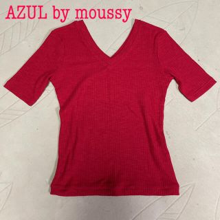 アズールバイマウジー(AZUL by moussy)のAZUL by moussy Vネック カットソー トップス(カットソー(半袖/袖なし))