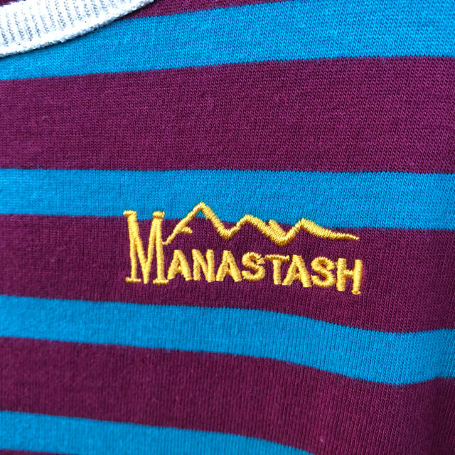 GO HEMP(ゴーヘンプ)のmanastash マナスタッシュ　七部丈　ロンt  ボーダー　tシャツ メンズのトップス(Tシャツ/カットソー(七分/長袖))の商品写真