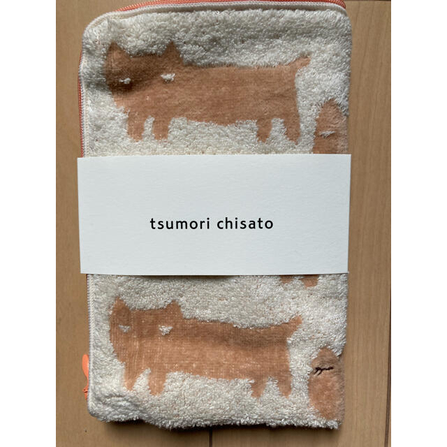 TSUMORI CHISATO(ツモリチサト)のパカッと全開　タオルポーチ レディースのファッション小物(ポーチ)の商品写真