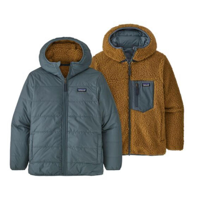 新品】PATAGONIA ボーイズ リバーシブルレディフレディフーディ XXL ...