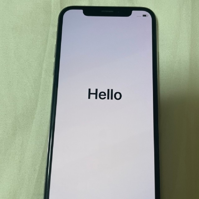 【値下】美品！iPhone X Silver 256GB au