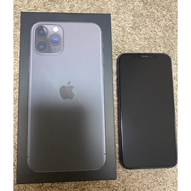 【美品】iPhone１１pro　256GB　スペースグレイ　SIMフリー