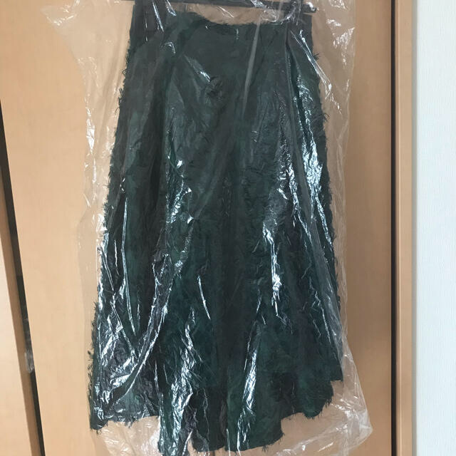 LagunaMoon(ラグナムーン)の【新品タグ付き】LAGUNAMOON カットジャガードヘムスカート レディースのスカート(ロングスカート)の商品写真