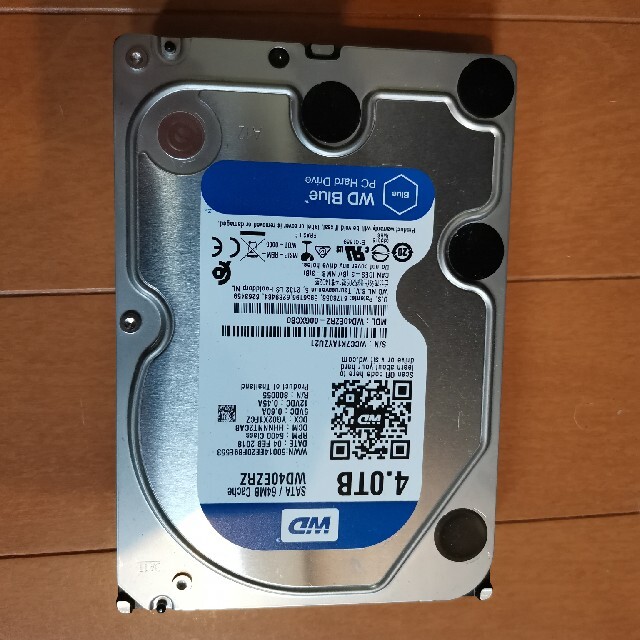 WD40EZRZWD種類ハードディスクHDD