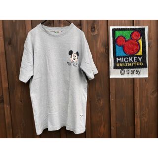 ディズニー(Disney)のdisney ミッキー　tシャツ ワンポイント　USA 90's(Tシャツ/カットソー(半袖/袖なし))