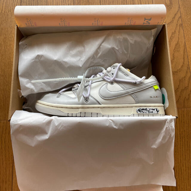 OFF-WHITE × NIKE DUNK LOW 1 OF 50 "49"スニーカー