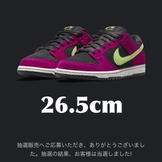 ナイキ(NIKE)のNike SB Dunk Low Pro Red Plum ナイキ 26.5(スニーカー)