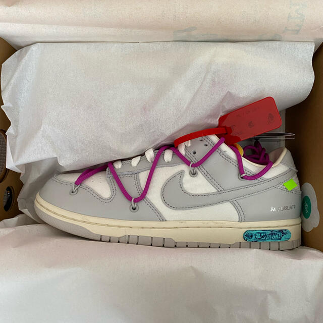 NIKE off-white Dunk Low lot 45