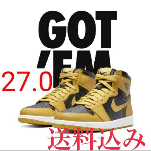 メンズAIR JORDAN 1 RETRO HIGH POLLEN 27cm