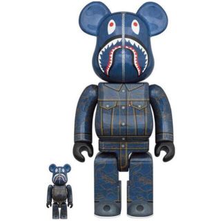 メディコムトイ(MEDICOM TOY)のBE@RBRICK BAPE x Levi’s 100% 400％(その他)